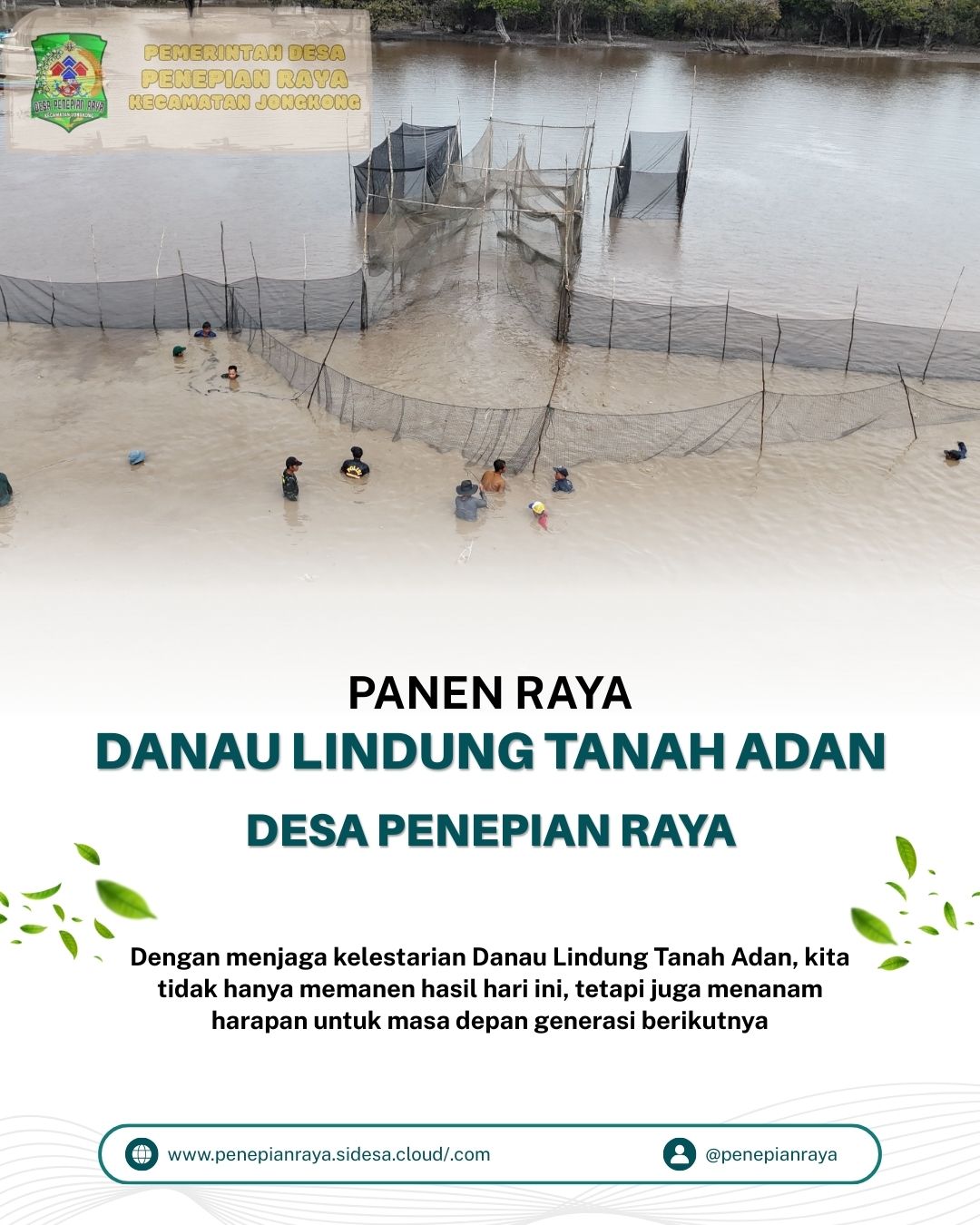 Panen Danau Lindung Tanah Adan